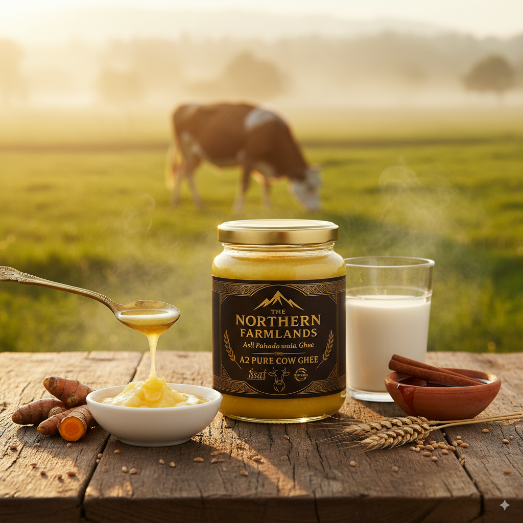 TheNorthernFarmLands Desi Organic Ghee | Hills Tradition Handmade Pure Ghee